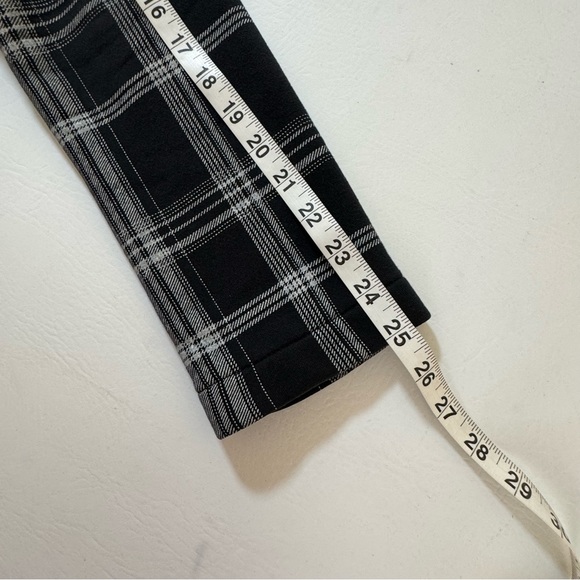 Billabong Jacket Womens Medium Black Plaid Tapered Waist Pea Coat With Pockets - Picture 11 of 16